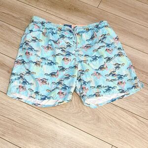 Michael’s Blue Fish & Coral Reef Pool Shorts Swim Trunks Beach